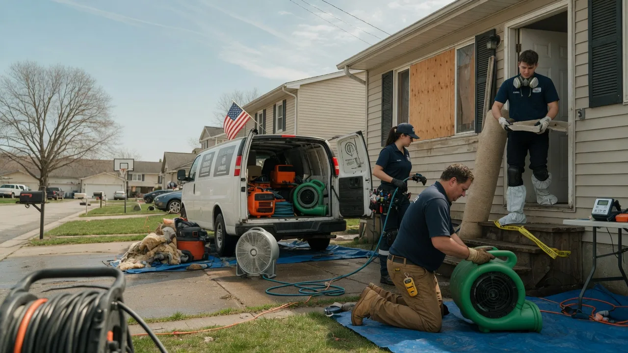 Water Damage Restoration in Harwood Heights, IL near me